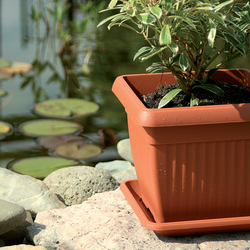 Podstawka kwadratowa 34cm TERRA PKWT34 | Antracyt — 8