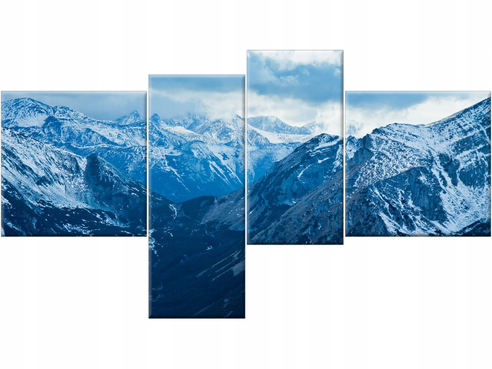 

Zakopane tatry Rysy Góry 100x55 Obraz 4 elementowy