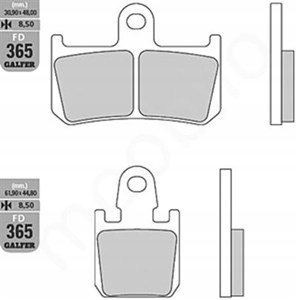 FD365G1375 - Колодки GALFER YAMAHA YZF-R1 07-14 передние
