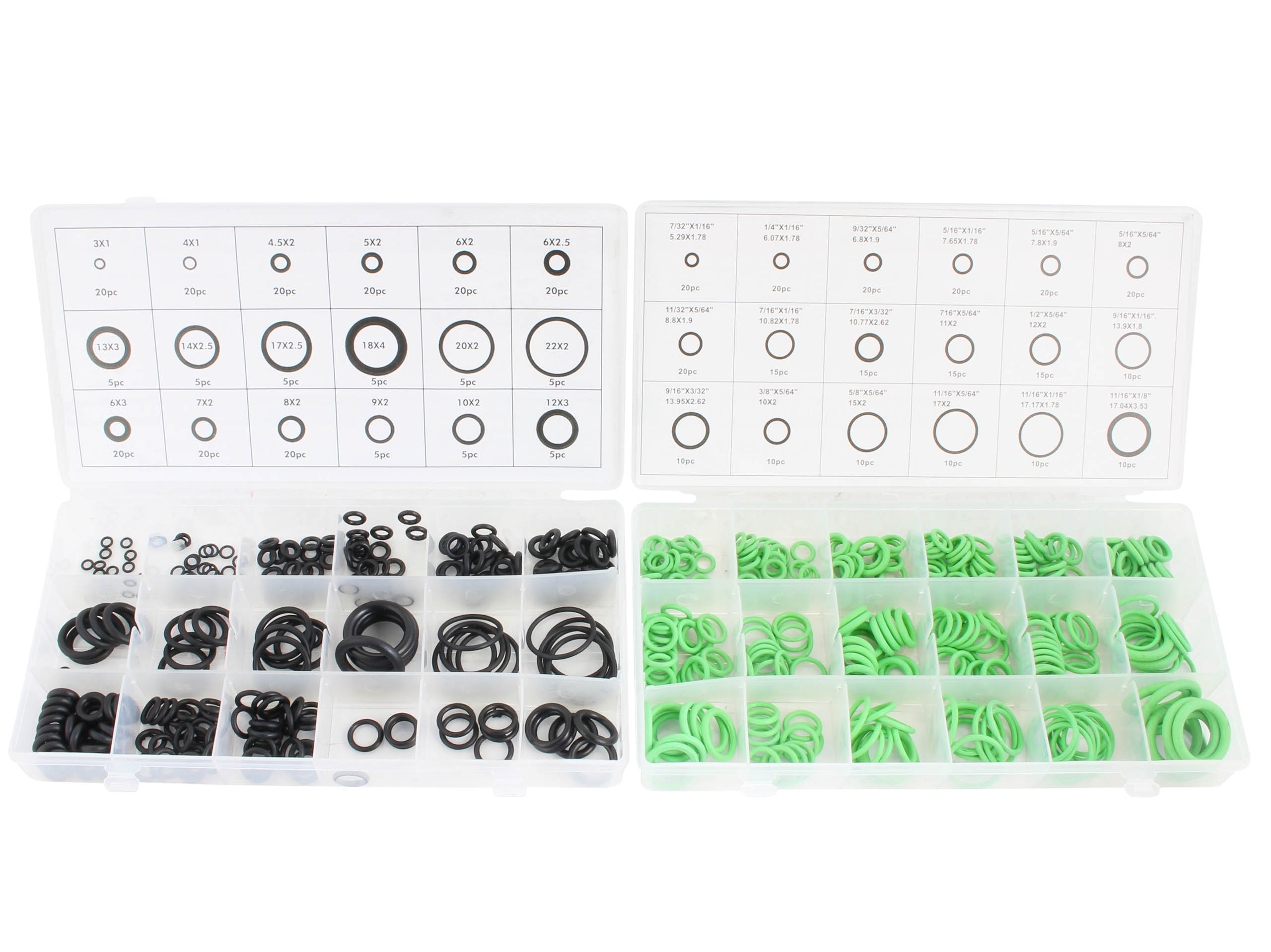 

Komplet 495 oringów metrycznych i do klimatyzacji