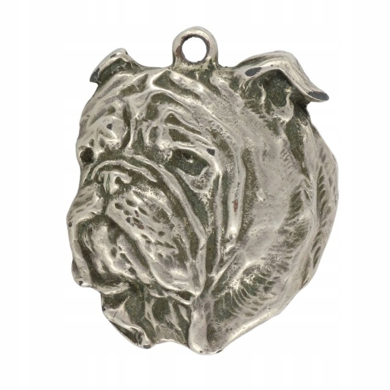 

Buldog Angielski Brelok Breloczek posrebrzany