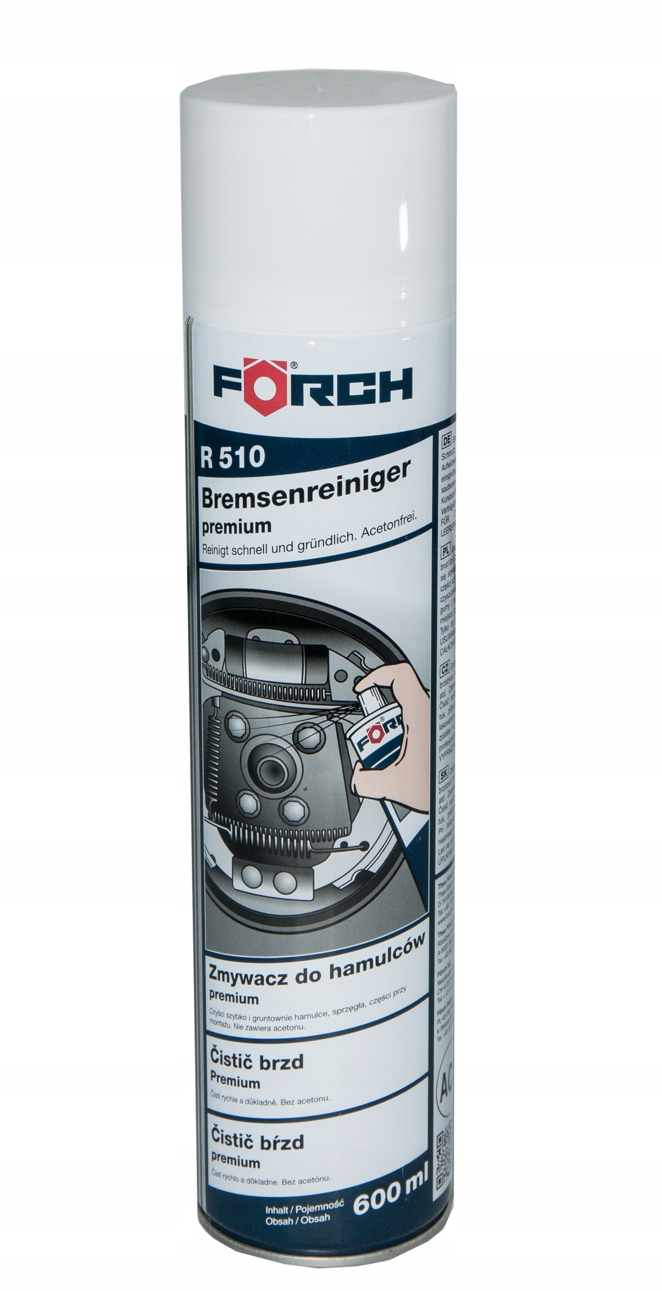 

Zmywacz do hamulców Forch - 600ml