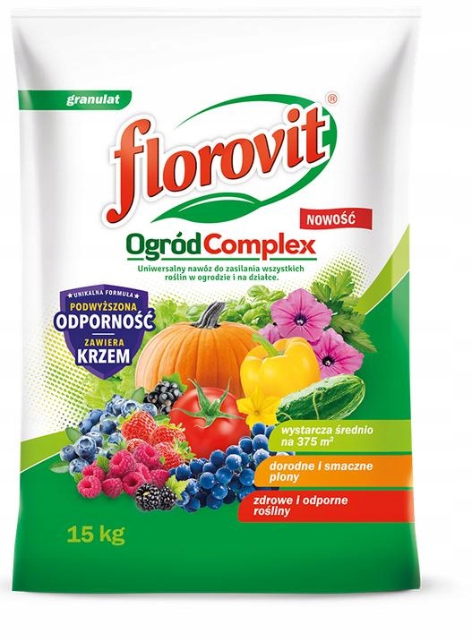 

Nawóz Ogród Complex Florovit 15 kg