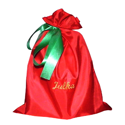 Мешок на подарок вышить имя, 30x39 см