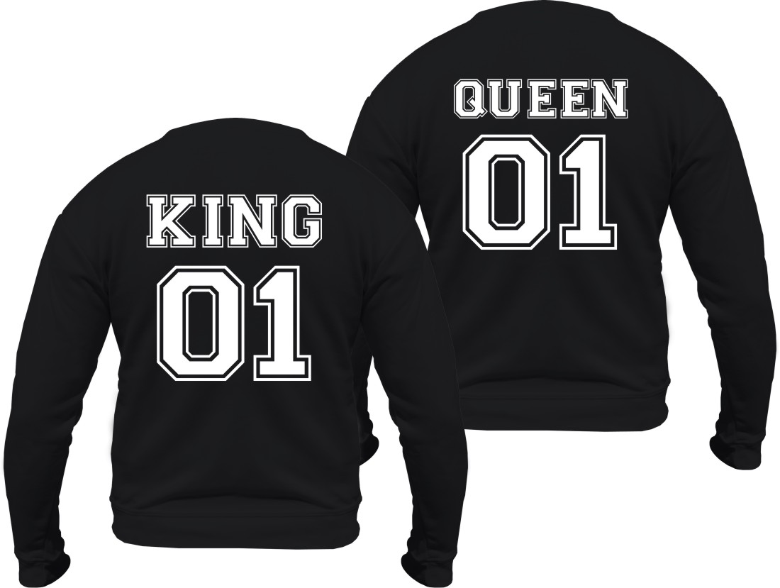 

Bluza King Queen bluzy dla zakochanych Par kpl.XXL