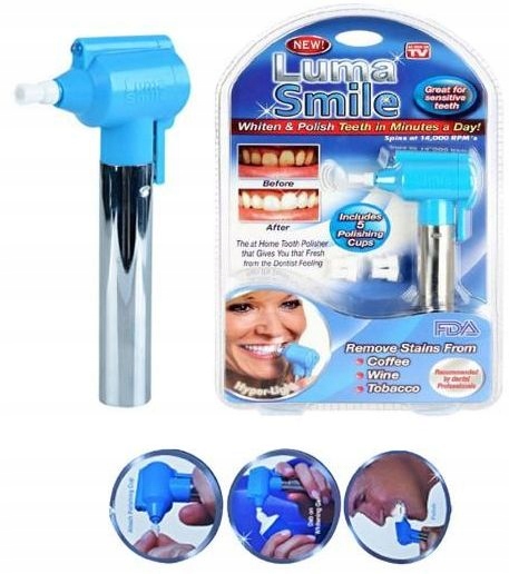 УСТРОЙСТВО ДЛЯ ОТБЕЛИВАНИЯ ЗУБОВ, 5 НАСАДОК ПАСТА ГЕЛЬ