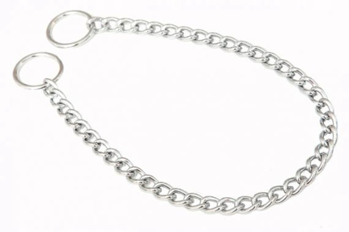 

Łańcuszek dławik obroża zacisk Krótkie Ogniwo 50cm