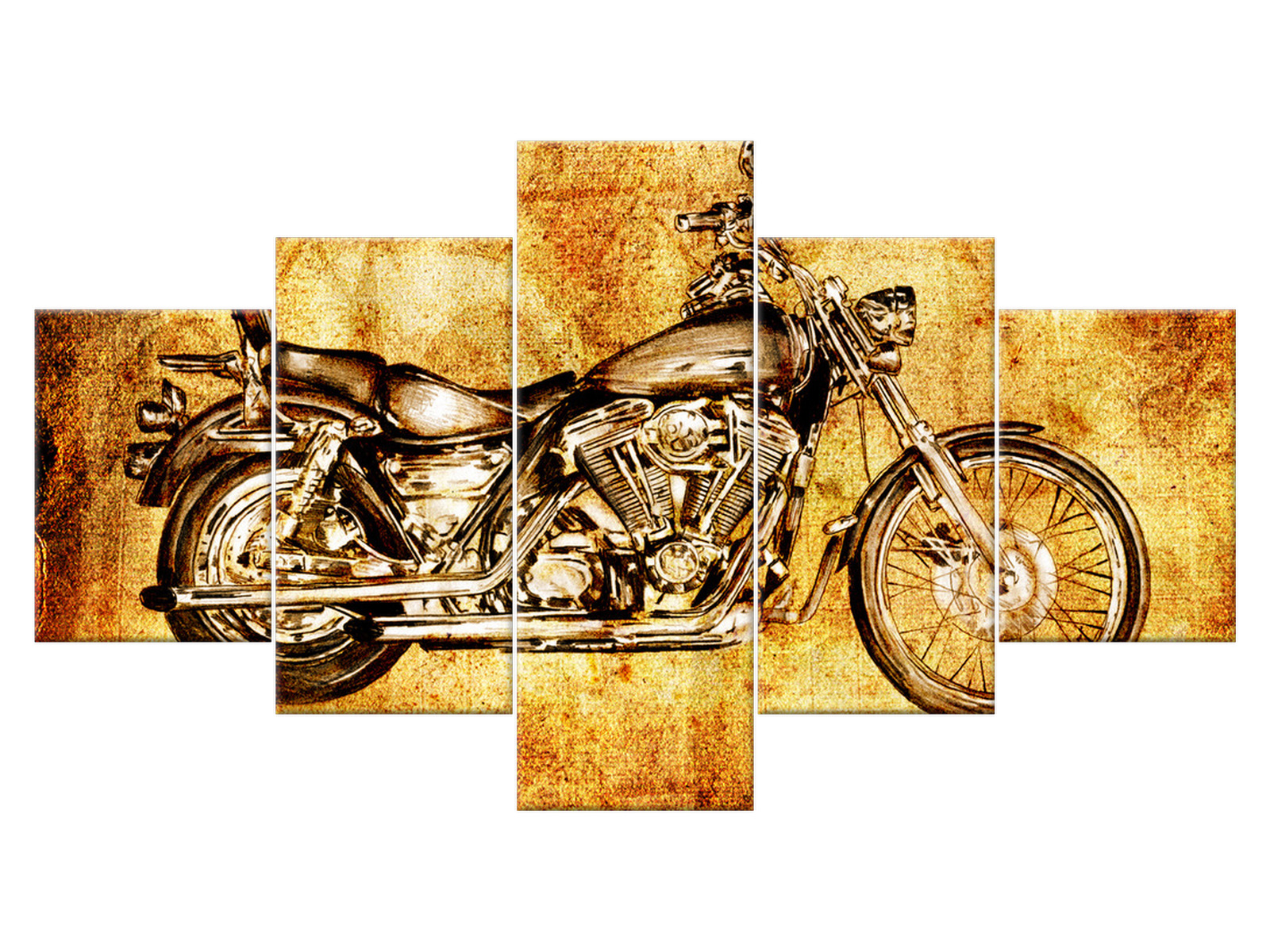 

Obraz 125x70 Motocykl Zabytkowy motocykl Płótno