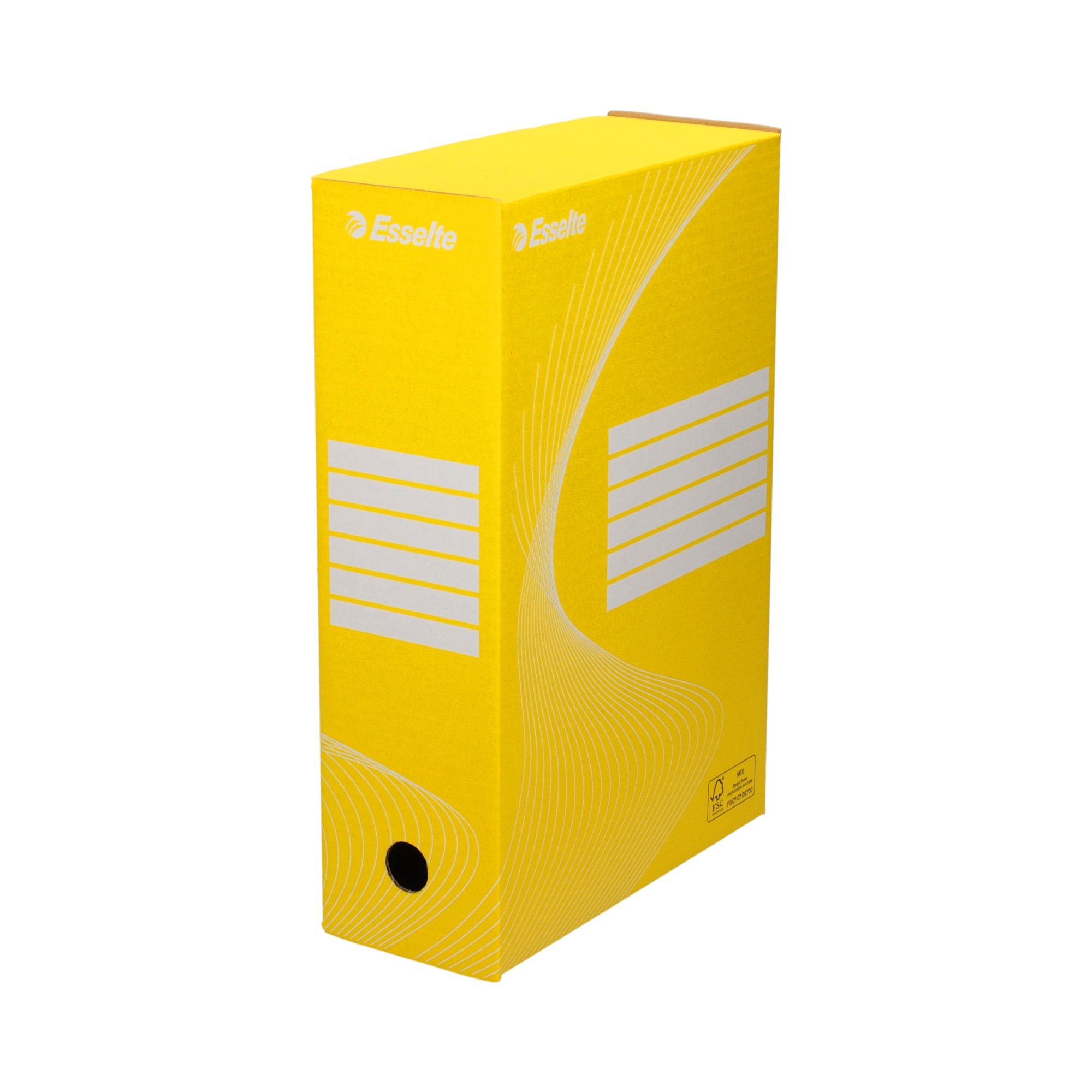 

Pudło archiwizacyjne 350x250x100 żółte Boxy 128423