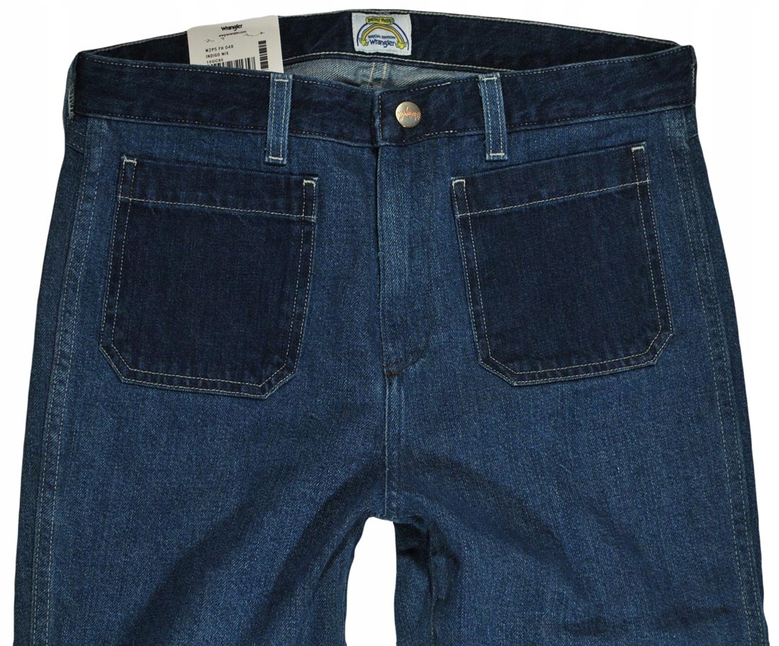 

Wrangler Peter Max blue jeans Retro Flare W30 L34