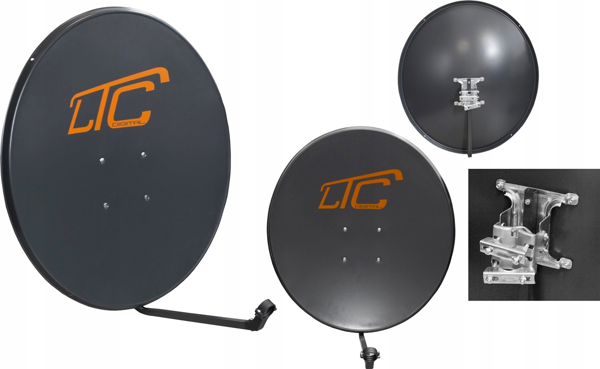 ANTENA CZASZA SATELITARNA LTC 110 GRAFIT HD Marka LTC