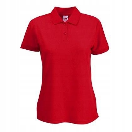 

Koszulka Polo Damska Fruit Of The Loom Red M