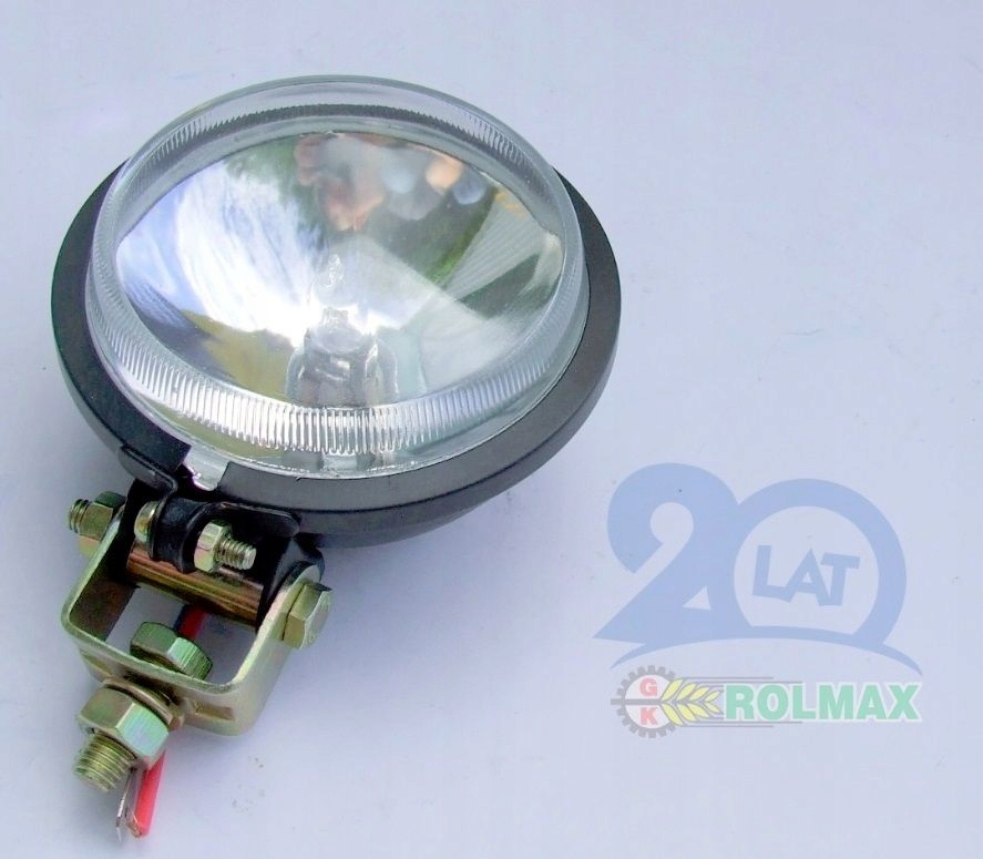 

Lampa robocza okrągła metal 91mm z żarówką 12V 55W