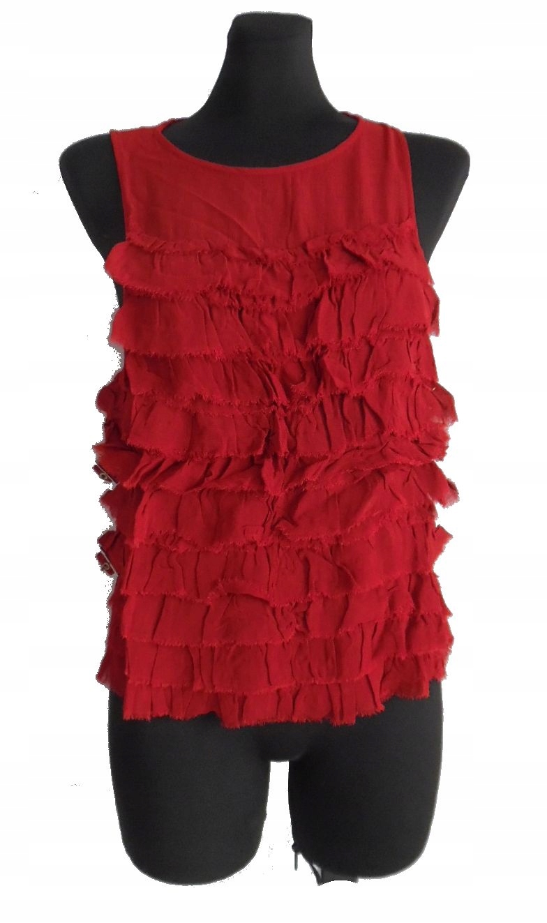 

W1512 Topshop Bluzka Damska Falbanka S