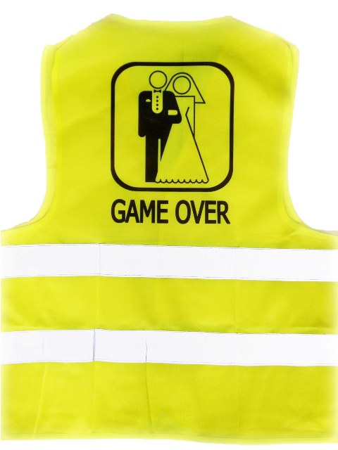 

Kamizelka Game Over na Wieczór Kawalerski