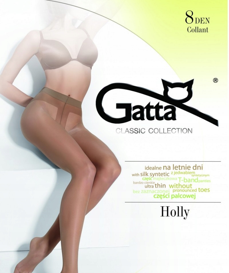 

Rajstopy Gatta Holly 8-den lycra mat 2 Beżowy