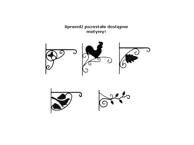 Uchwyt wieszak na doniczkę LIŚĆ UK2 EAN (GTIN) 5907708154217