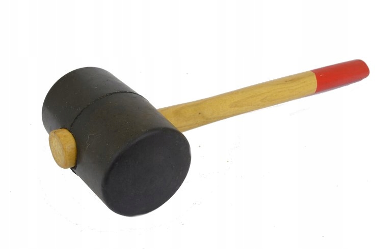 

Młotek Gumowy 65 mm Trzon Drewniany 700 G