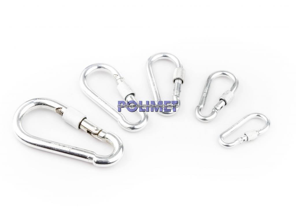 KARABIŃCZYK DO LIN Z ZABEZPIECZENIEM 11MM - 1 SZT.