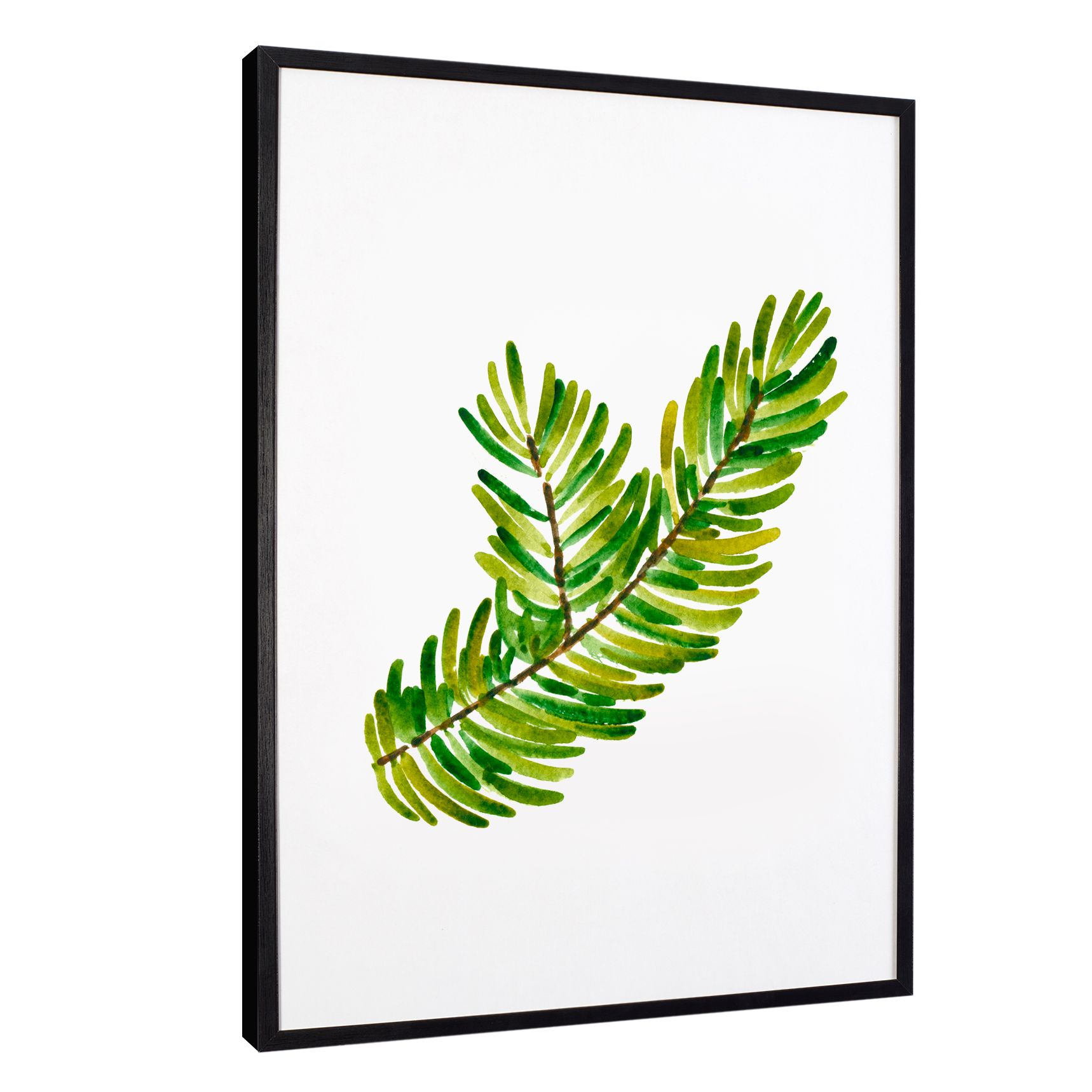 

Nowoczesne obrazy w ramie leaves zielone liście