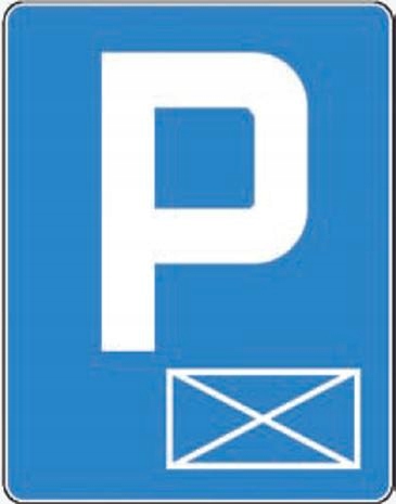

Znak parking miejsce zastrzeżone D-18a 600/750, Ig