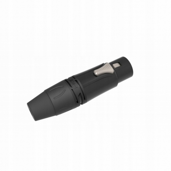 Die Hard DHFX3PBK Xlr 3-pin żeński, obudowa odlew.