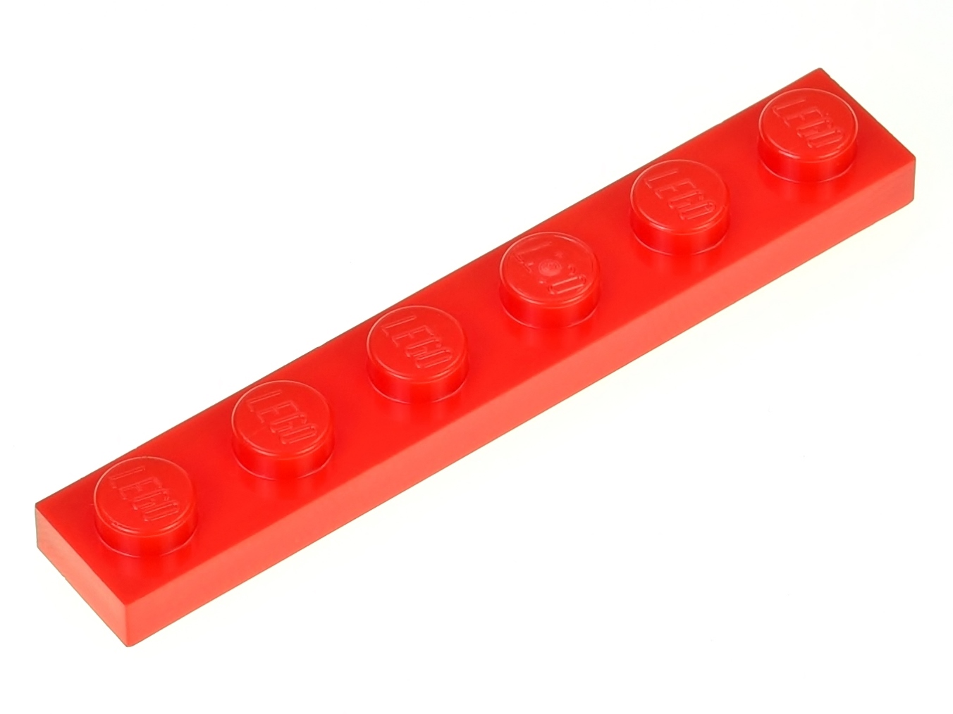 

Lego Płytka zwykła 1x6 3666 czerwona 2 szt.