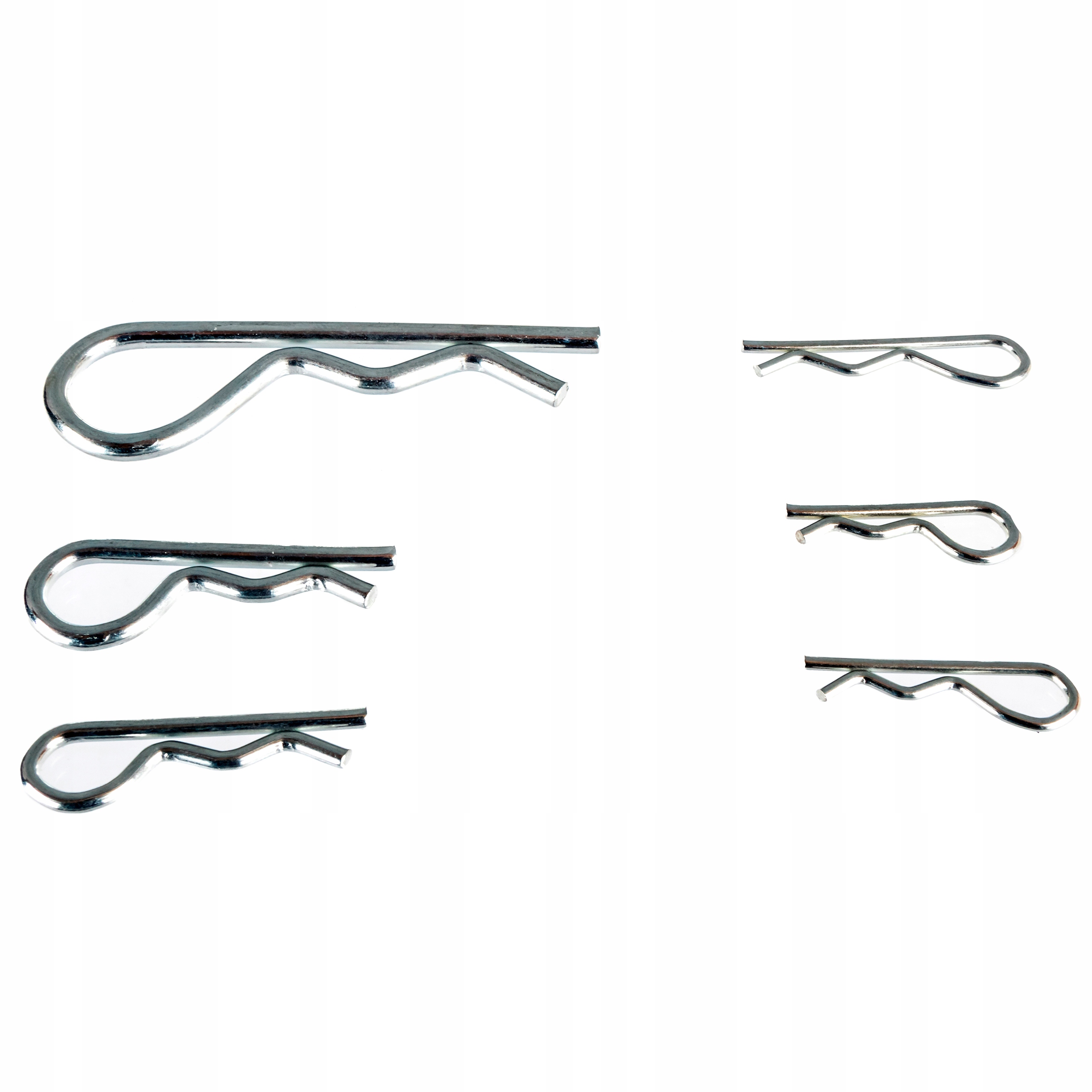 Zestaw zawleczek przetyczek sprężynowych 150el. Marka Corona/Richmann