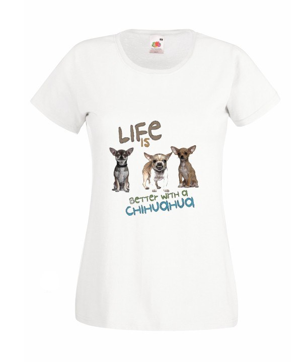 

Koszulka damska Chihuahua Pieski Wzory Prezent