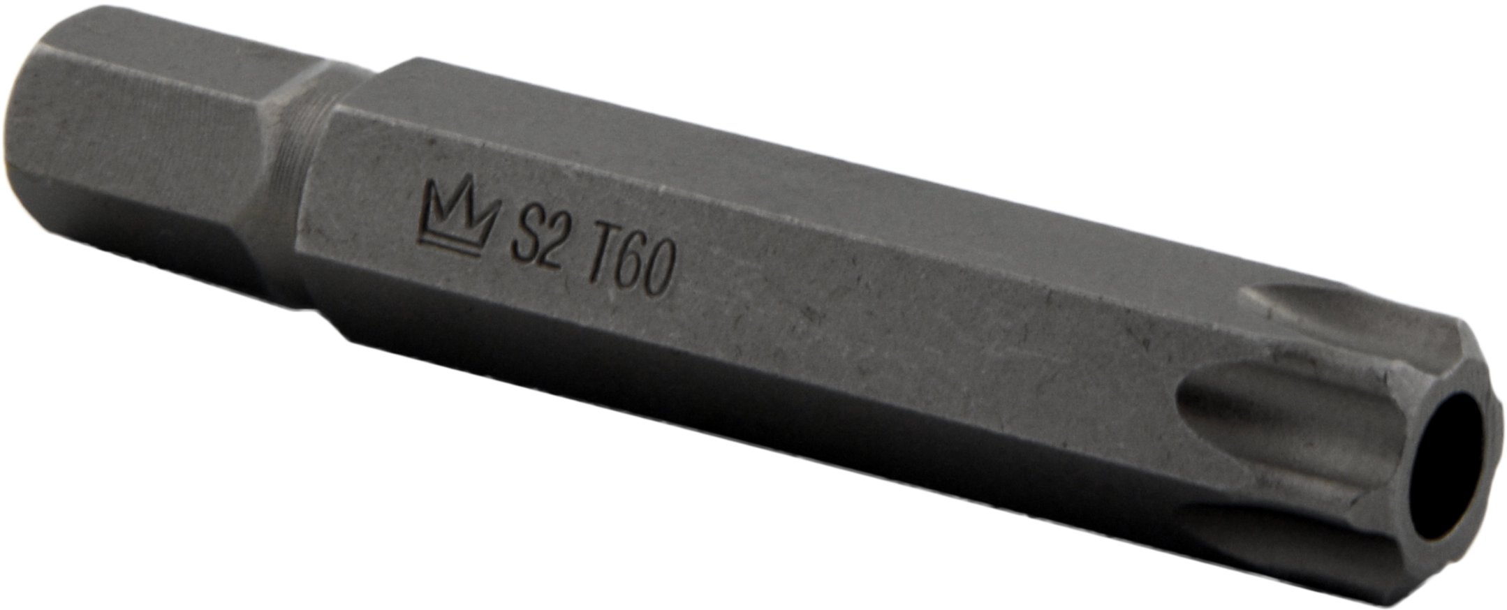 BIT KOŃCÓWKA TORX T60 x 75mm S2 z OTWOREM