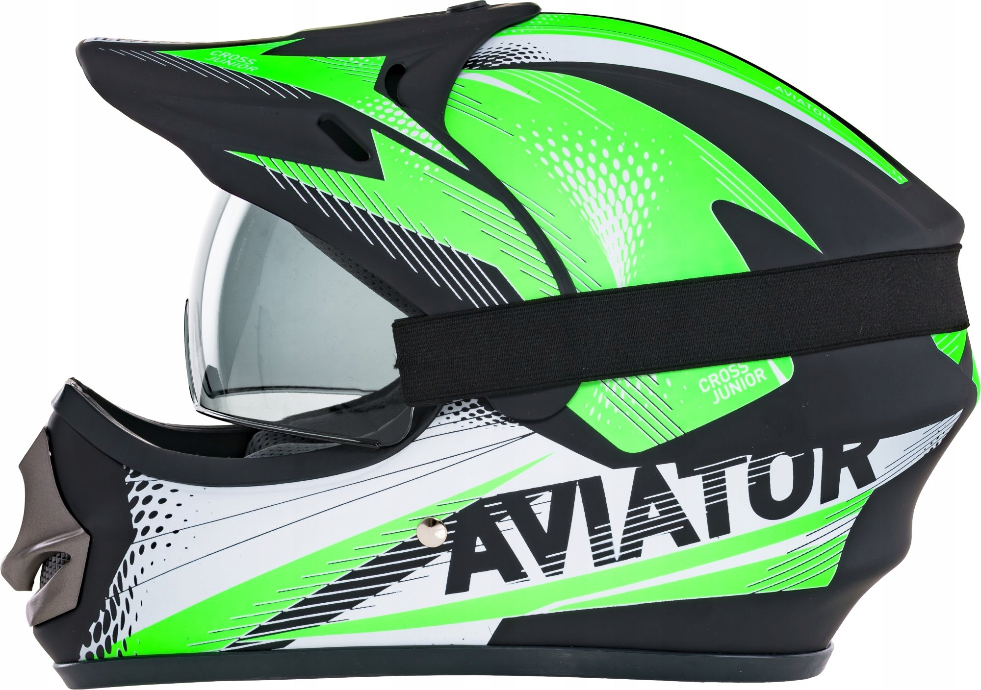 

Kask Motocyklowy Dziecięcy Enduro Quada Z Goglami