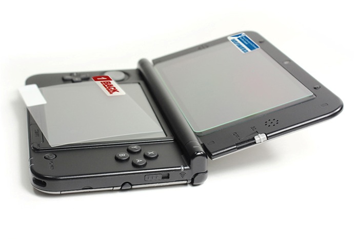 Szkło hartowane, tempered glass + folia New 3DS XL