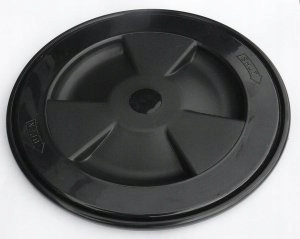 Dekiel bakisty czarny 155/222 mm duży