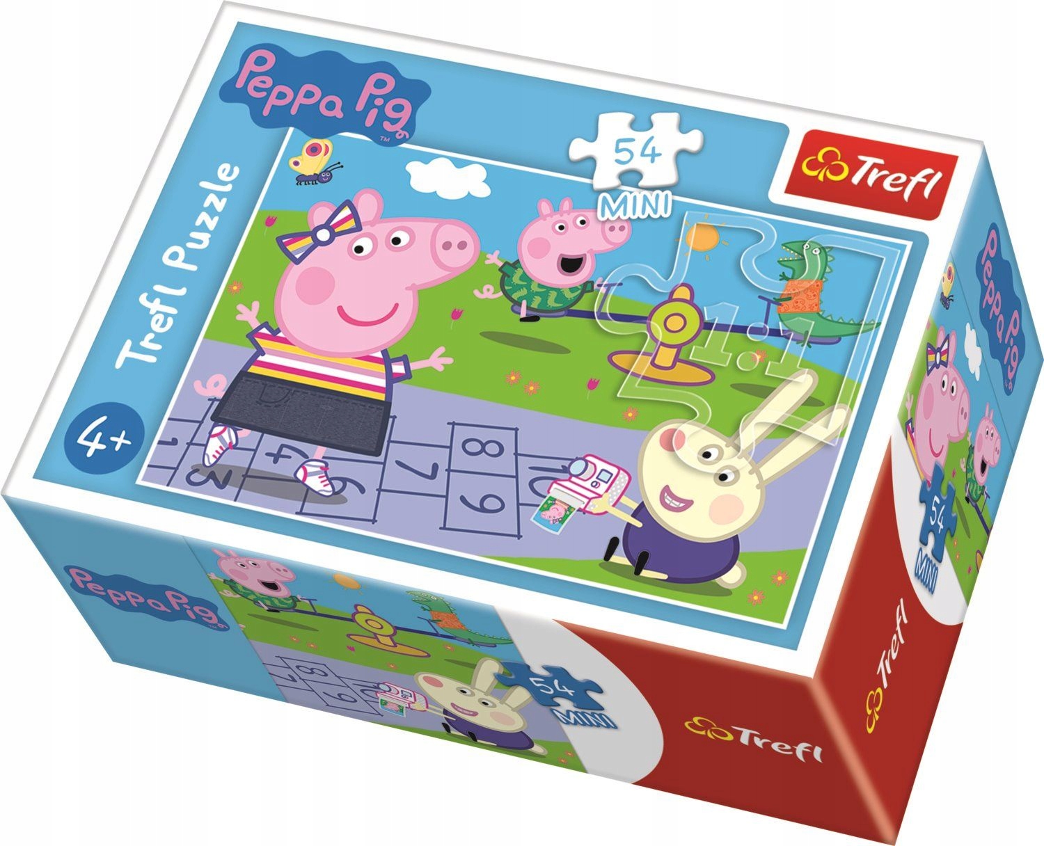 

Trefl Puzzle Mini 54 Świnka Peppa gra w klasy Kd