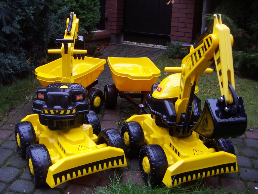 MEGA ZESTAW: KOPARKI +RUCH. ŁYCHA +KASK +PRZYCZEPA EAN (GTIN) 5904913543461