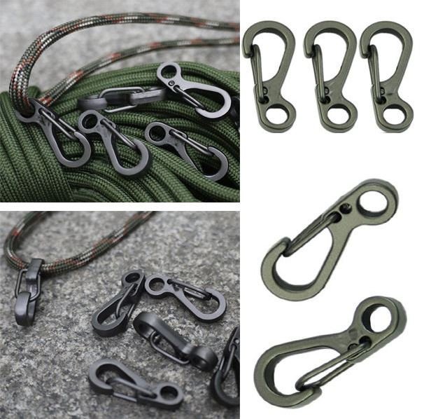 

Mini Karabinek Stal Paracord Hak Klamra Brelok Edc