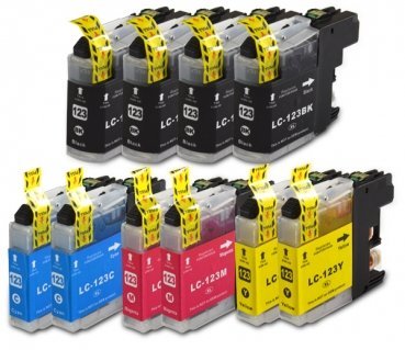 

10x Tusz Do Brother DCP-J752 DCP-J411 MFC-J470 XL