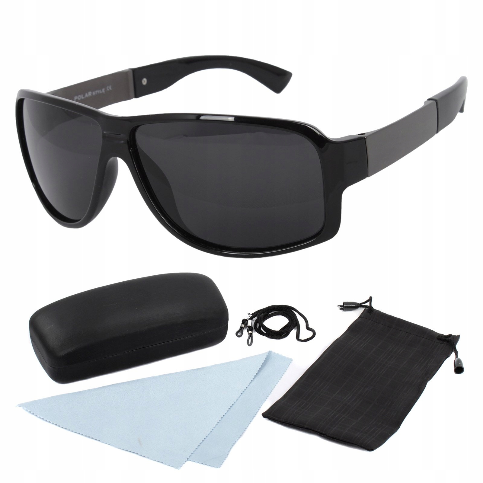 Polar Fashion F6102 C3 černé sluneční brýle s polarizací pouzdro