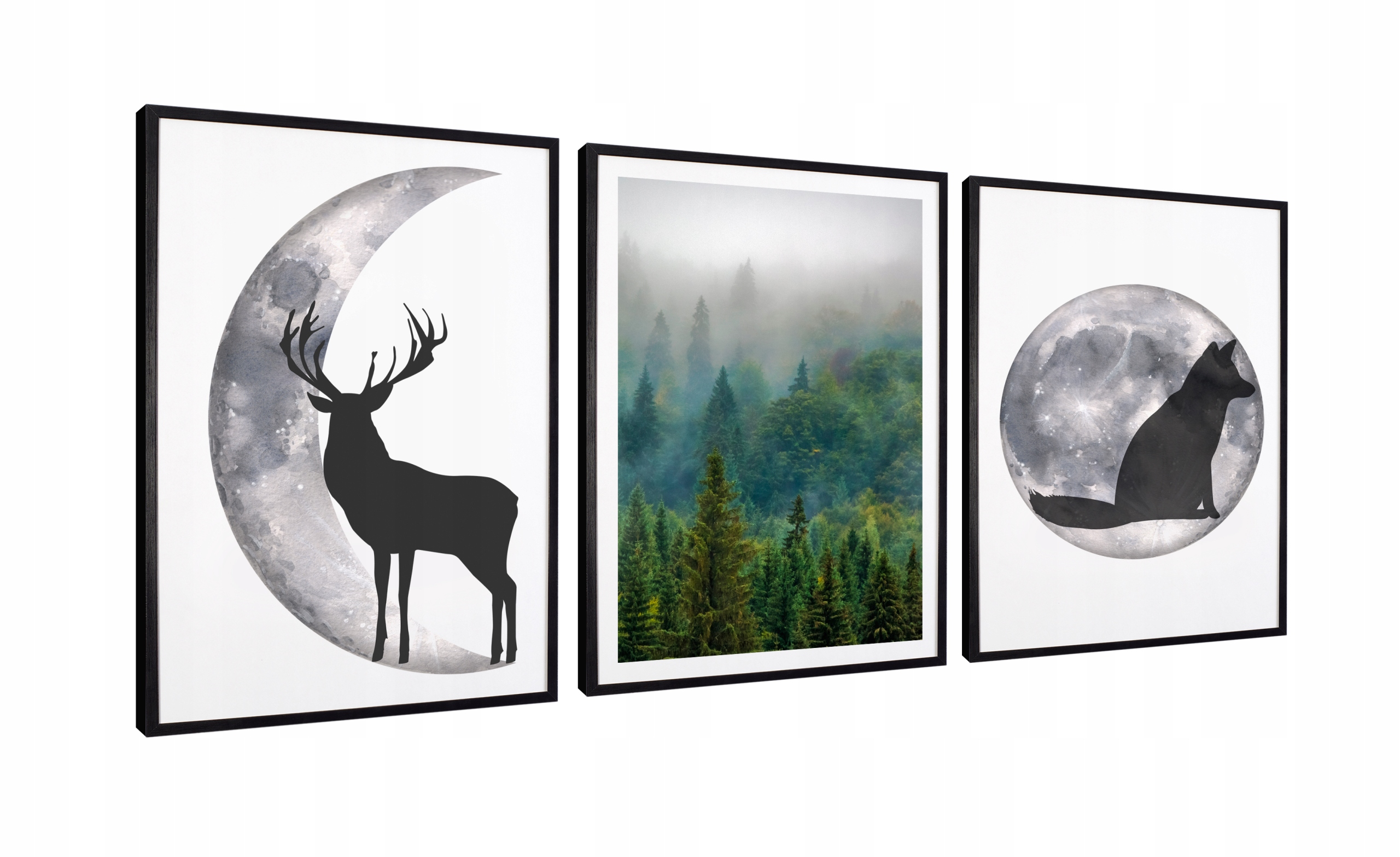 

Nowoczesne obrazy w ramie Forest 99x43cm