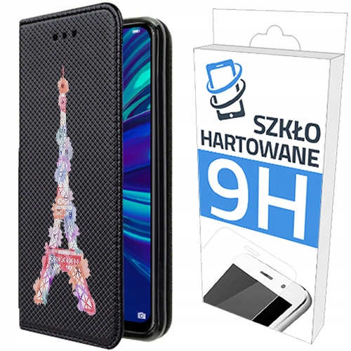 

150wz. Etui Z Klapką+szkło Do Huawei P Smart 2019