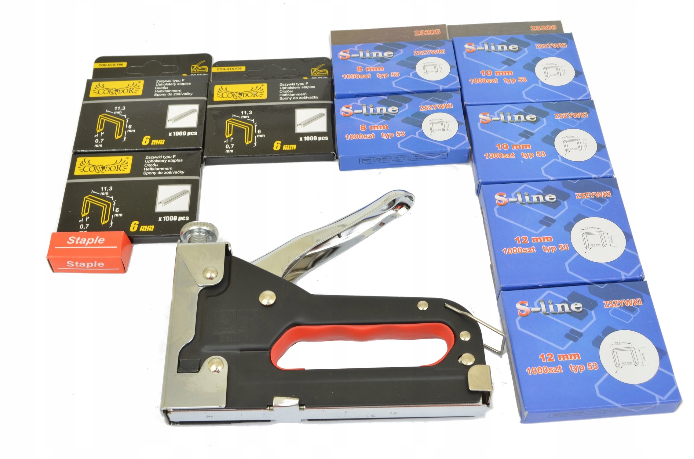 

Zszywacz Tapicerski Taker Metalowy + 10100 Zszywek