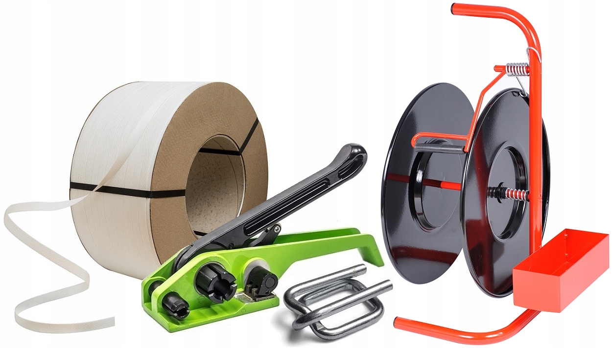 Taśma pp 19mm polipropylenowa ZESTAW DO PAKOWANIA