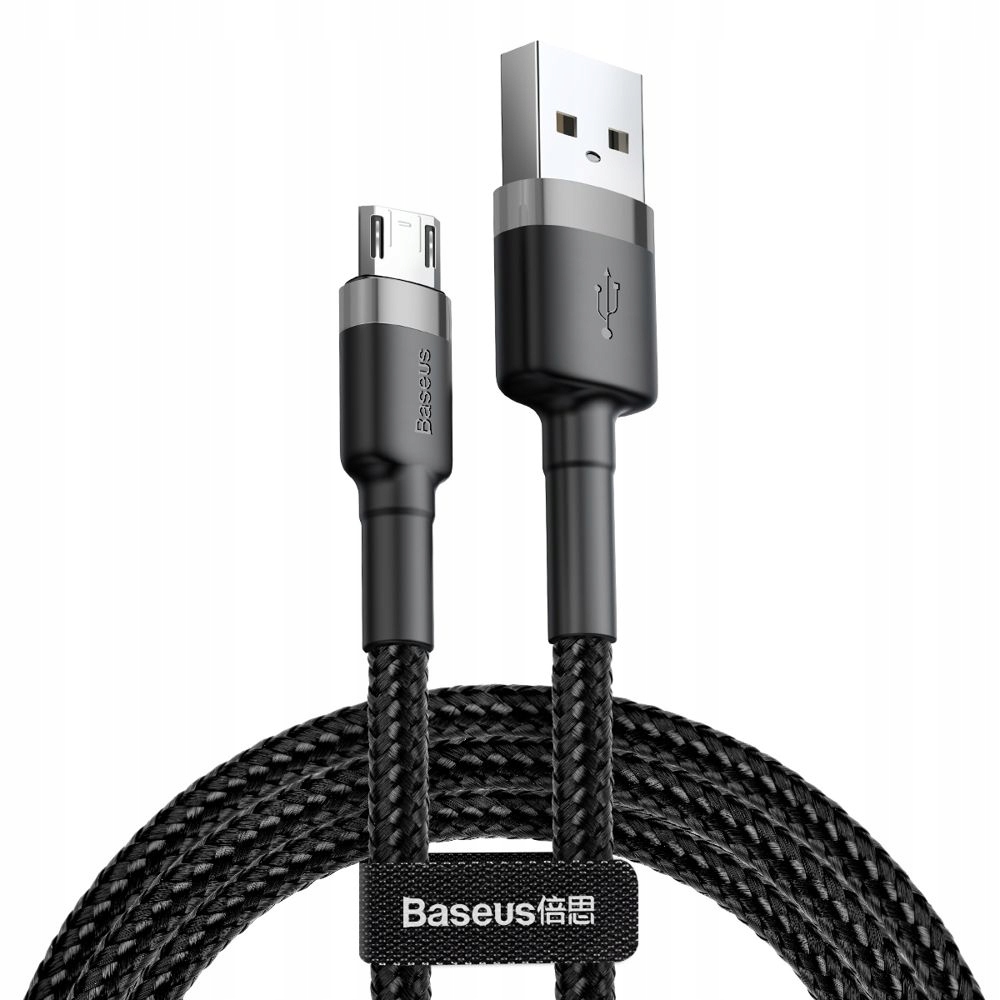 

Baseus Mocny kabel micro-USB dwustronny 1.5A 200cm