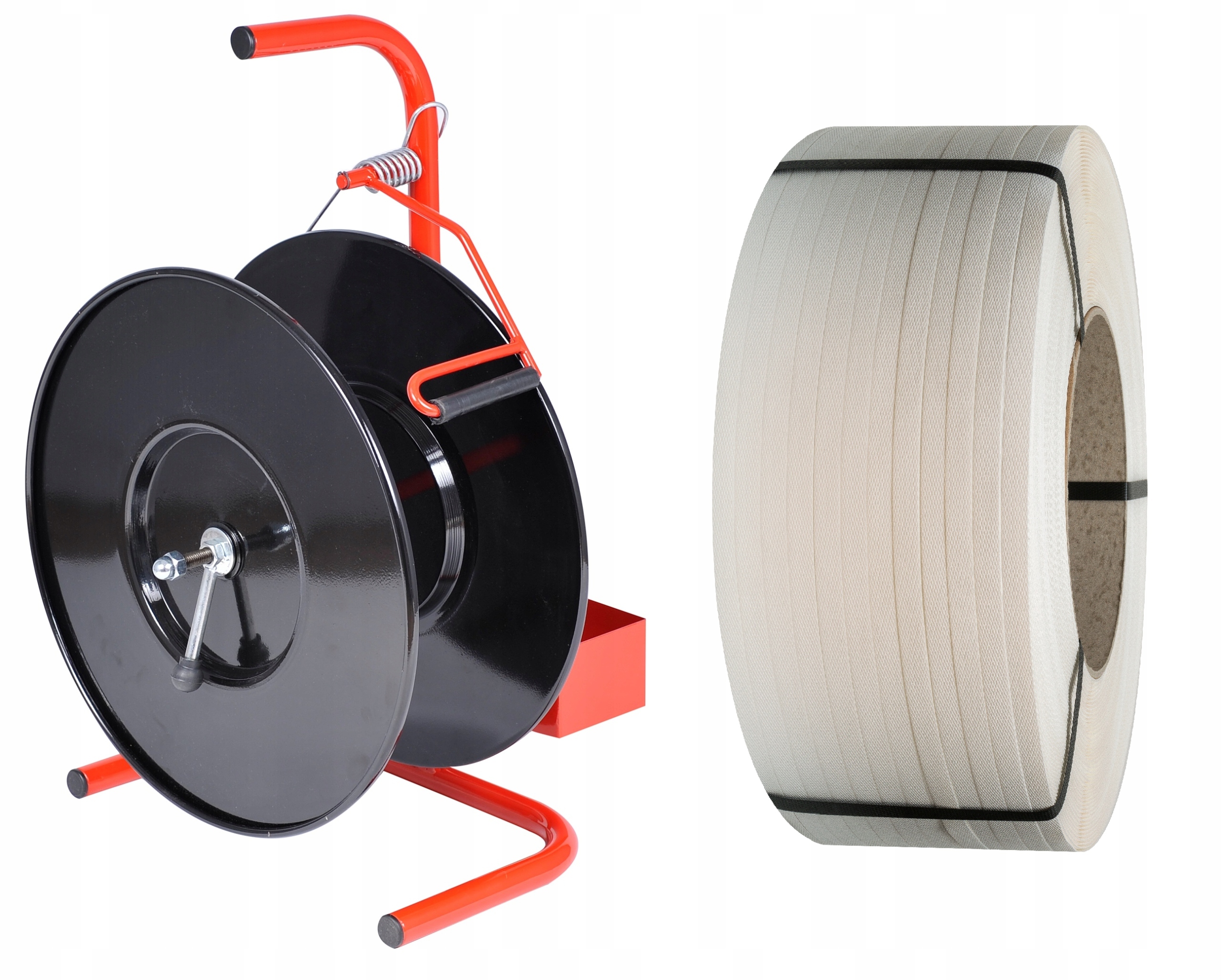 12mm ZESTAW TAŚMA DO PAKOWANIA SPINANIA PALET PASY Kod producenta brak