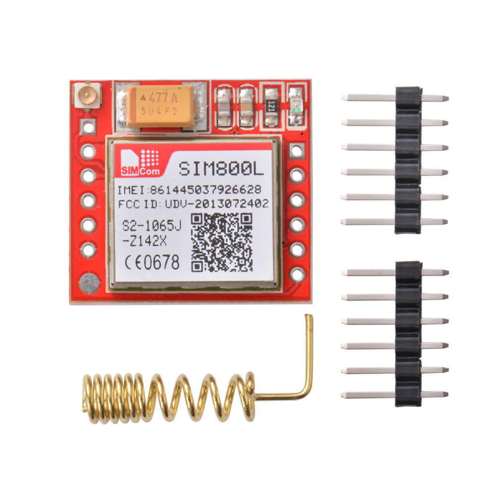 

Moduł SIM800L Gsm, Ttl, Gprs Sim 800L MicroSim Fv