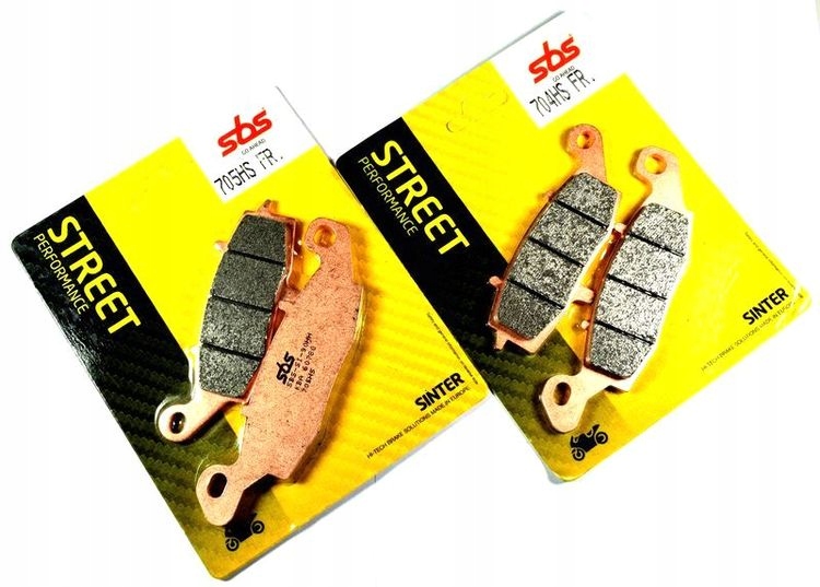 704HS/705HS - Синтерні колодки SBS передні SUZUKI DL 650 V-STROM