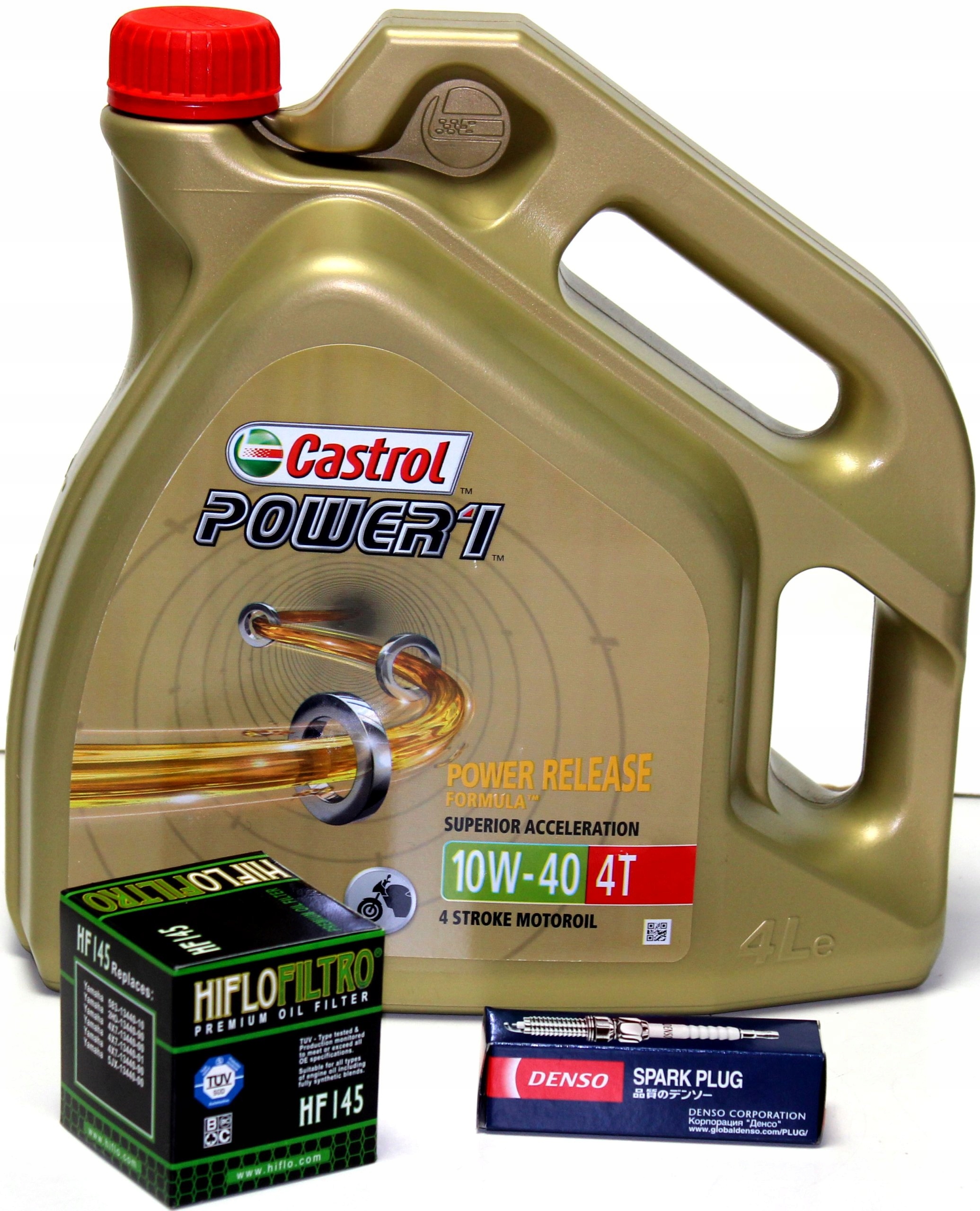 Olej Castrol Filtr Svíčka Yamaha Sr 400 014-016 Nová Sada