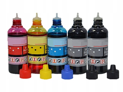 

500ML Komplet Tuszy Do Epson Canon Hp Brother Cmyk