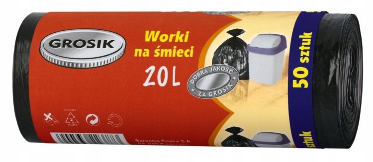 

Grosik Worki Na Śmieci 20L-50SZT na sklep