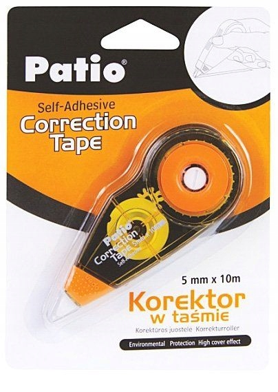 

Korektor w taśmie 5mm x 10m , Patio